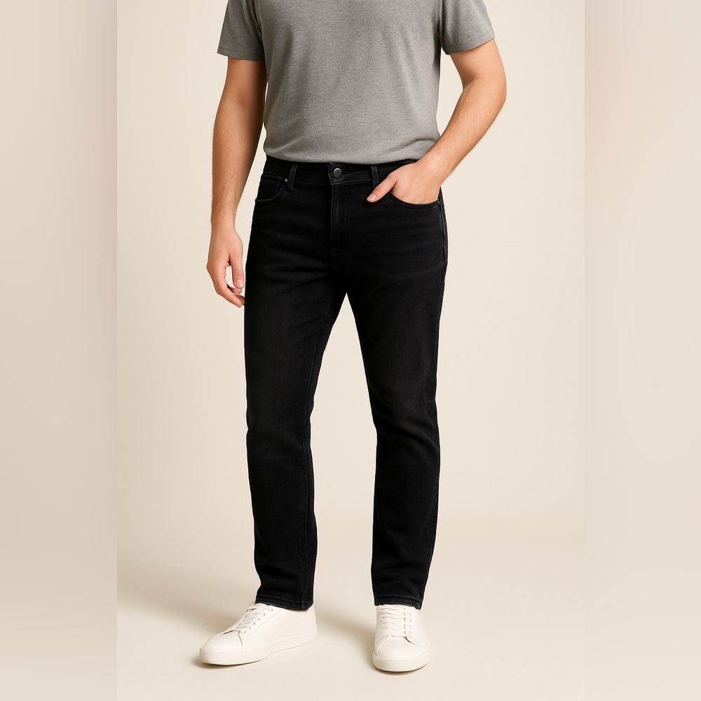 American Eagle AirFlex+ Skinny Black Jeans Men 36×30‎